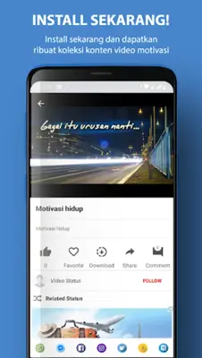 Status WA Video Motivasi android App screenshot 0