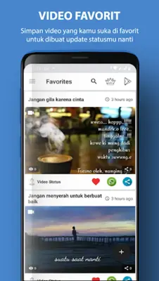 Status WA Video Motivasi android App screenshot 1